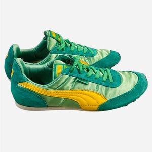 Puma Vibrant Green and Yellow Shoes